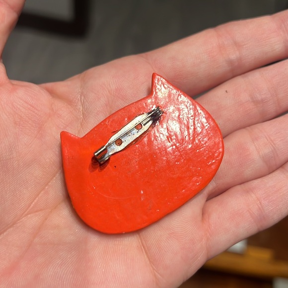 Vintage mix lot of jewelry Chinese cloisonne enamel ceramic blue white cinnabar - Picture 14 of 16